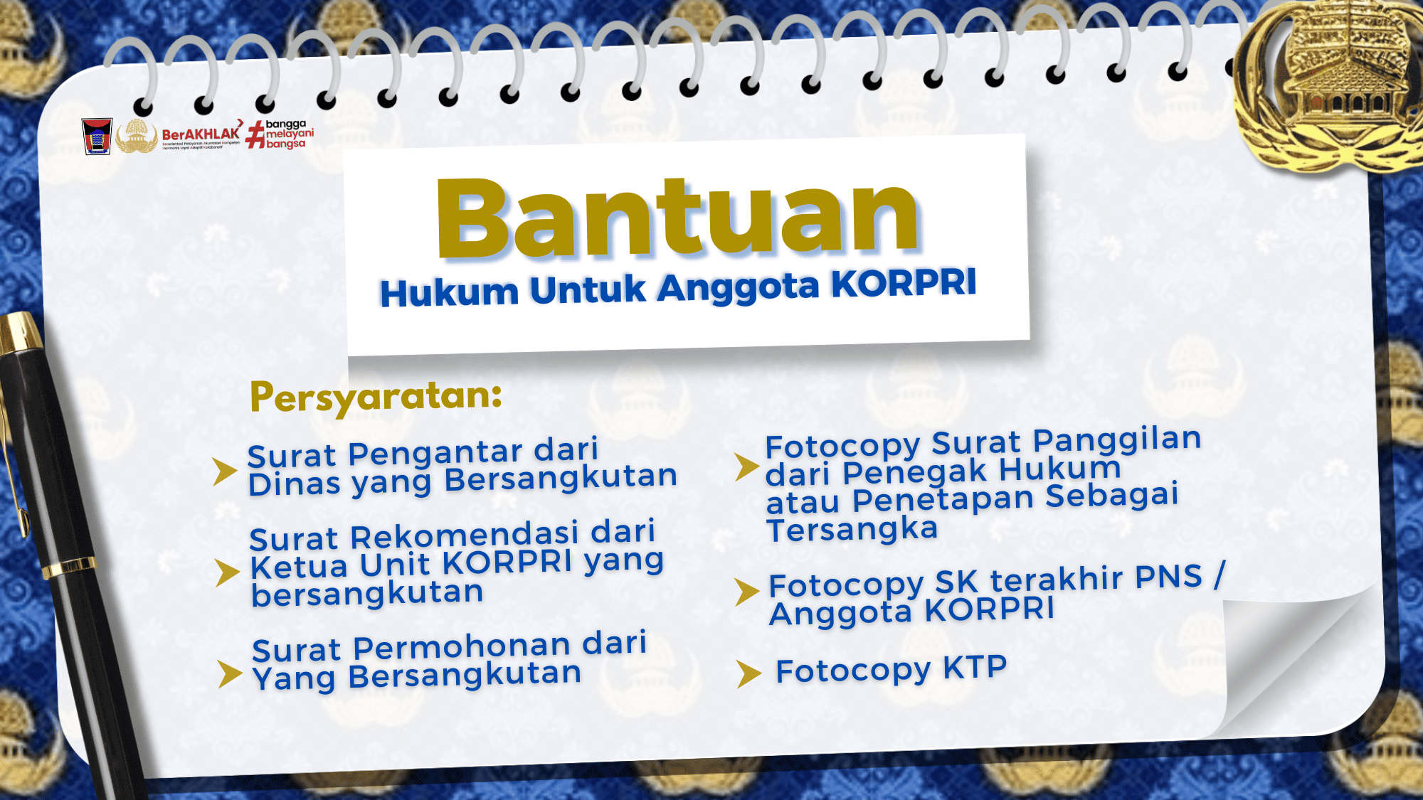 Bantuan Hukum untuk Anggota KORPRI Kota Padang